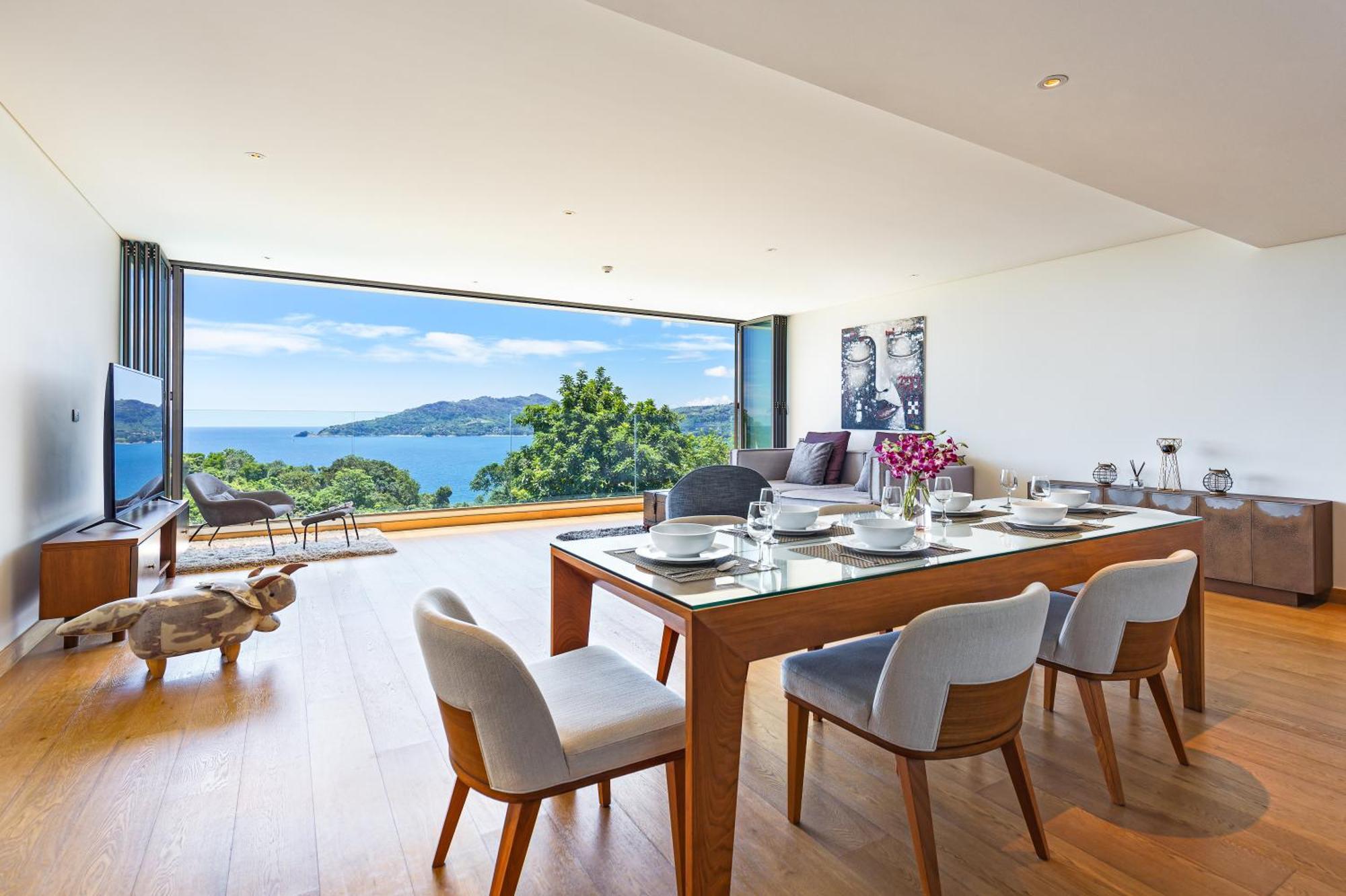 Apartment Ocean View 3Br Apartment With Rooftop Terrace & Jacuzzi, Sapphire Bay 8-19 Residence, Patong *
